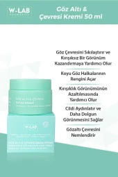 W Lab Göz Altı ve Çevresi Bakım Kremi 50 ML - 1