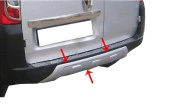Citroen Nemo Arka için Orta Tampon Fiber (Difüzör) 2008 Ve Sonrası - 1