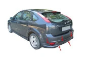 Ford Focus 2 için Hatchback Arka Tampon Altı Fiber 2005-2007 - 1