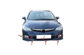Honda Civic 8 için Ön Tampon Altı Fiber 2006-2008 - 1