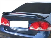 Honda Civic 8 için Spoiler Bagaj Yüksek (Işıklı) Fiber 2006-2011 - 1