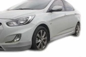 Hyundai Accent Blue için Rb Marşpiyel 2 Parça Fiber 2011 Ve Sonrası - 2
