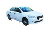 Peugeot 301 Marşpiyel için 2 Parça Fiber 2013 Ve Sonrası thumbnail 2