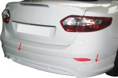 Renault Fluence Sm3 için Arka Tampon Altı (Sensörsüz Md) Fiber 2010 Ve Sonrası - 1