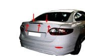 Renault Fluence Sm3 için Spoiler Bagaj (Işıklı) Fiber 2010 Ve Sonrası - 1