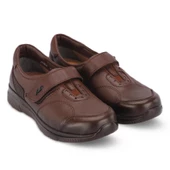 FORELLİ GOLDEN ORTOPEDİK DERİ KEMİK ÇIKINTISI KADIN AYAKKABI thumbnail 3