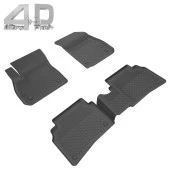 Sahler Focus 2 için Sedan / Hatchback 2005-2010 Siyah Renk 4.5D Araca Özel Paspas Seti 5 Parça thumbnail 3