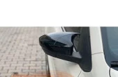 Volkswagen Polo 6R-6C için (2009-2017) Batman Yarasa Ayna Kapağı (Piano Black) - 2