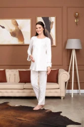 BirolGaye Bone Club 5707 Ekru Hamile Lohsua Pijama Tk thumbnail 2