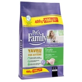Pet's Family 400+100  Gr Yavru Kedi Tavuklu - 1