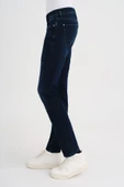 Loft 2033783 Koyu Mavi Erkek Terry Brown Slim Fit Normal Bel Daralan Paça Kot Pantolon - 2