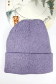 Hanece Kids Peluş Lila Ayıcıklı Kız Çocuk Bere - 2