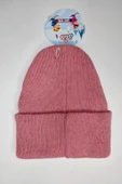 Hanece Kids Pembe Tavşan Nakışlı Kız Çocuk Bere - 2