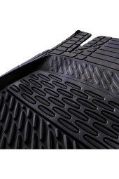 Safir Honda Jazz için Havuzlu Universal Paspas Krom Siyah thumbnail 2