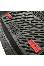 Safir Ford C-Max için Havuzlu Universal Paspas Krom Mavi - 3