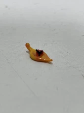 El Yapımı Mini Murano Cam Yaprak Üstü Uğur Böceği Biblo A164-09 thumbnail 3