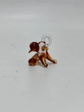 El Yapımı Mini Murano Cam Maymun Biblo A165-06 thumbnail 2