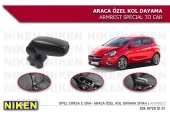 Renault Clio 4 için Hatchback Araca Özel Kol Dayama Siyah -2013 (Niken) thumbnail 2