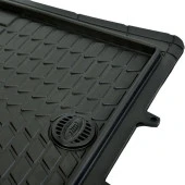 Ds 3 Crossback için Uyumlu Universal Pufi Race Paspas Siyah Renk thumbnail 3