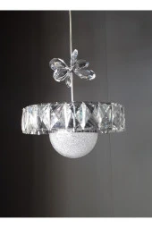 Luxury Lüks Kristal Led Li Salon Ve Oda Sarkıt Avizesi - 1
