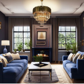 Luxury Preimum Profilo Daire 60 Lık Lüks Kristal Taşlı Salon ve Avizesi - 3