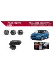 Ford Fiesta Araca için Özel Kol Dayama Siyah 2009-2017 Niken - 2