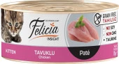 Felicia Yavru Kedi Konservesi Tavuklu Kıyılmış Tahılsız 85 Gr - 1