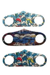 50 Adet Desenli Çocuk Maske (YIKANABİLİR - KARIŞIK MODEL) - 3