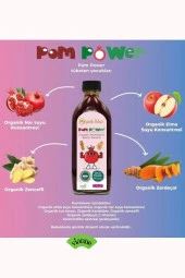 Pompower Organik Destekleyici Bebek Karışımı 220 gr - Bitkisel Probiyotik C Vitamini - 3