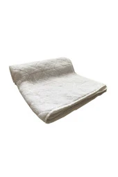 Banyo Havlusu - Beyaz- Jakarlı - Banyo Havlusu - 2