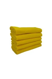 Sarı Renk Polar Şal 5 Adet - 2