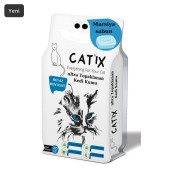 CATİX 20lt Beyaz Bentoint Marsilya Sabun Kokulu Ince Taneli Kedi Kumu Ultra Topaklanma - 1