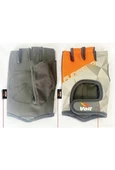 VOİT 7057 FİTNESS ELDİVENİ SMALL GRİ-TURUNCU - 1