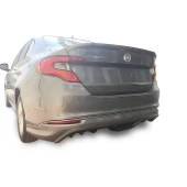 Fiat Egea Sedan için (2015 - 2018) Arka Tampon Eki - Difüzör (Plastik) - 1