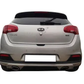 Kia Ceed (2013-2016) için Arka Tampon Eki - Difüzör (Plastik) - 1