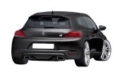Volkswagen Scirocco (2009-2014) için Caractere Arka Tampon Eki - Difüzör (Plastik) - 1