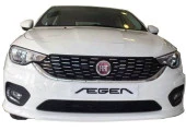 Fiat Egea Hatchback için Sedan Uyumlu (2015 - 2018) Ön Tampon Ek (Plastik) - 1