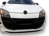 Renault Megane 3 için (2009-2013) Sport Ön Tampon Ek + Lip (Plastik) - 1