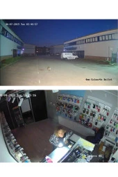 Colorvu Gece Karanlıkta Renkli 4 Dış Ortam Ahd Kameralı Güvenlik Kamera Kuruluma Hazır thumbnail 2