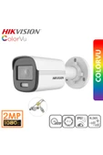 Bullet Ds-2ce10df0t Gece Renkli 2mp Ahd Kamera 3.6mm Colorvu H.265 Ip67 - 1