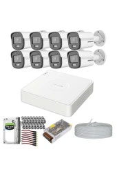 Hıkvısıon Colorvu Gece-karanlıkta 7/24 Renkli 8 Kameralı Set 1tb 7/24 Hdd - 3