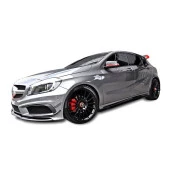 Mercedes A Serisi için W176 (2012-2018) Marşpiyel Altı Lip (Plastik) - 1