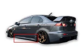 Mitsubishi Lancer 2009 için Sonrası Evo 10 Yan Marşpiyel Seti (Plastik) - 1