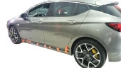 Opel Astra K için 2016 Sonrası Opc Yan Marşpiyel Seti (Plastik) - 1
