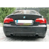Bmw E92 Uyumlu 2007 - 2012 M Performance Difüzör (Plastik) - 1