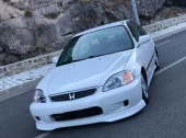 Honda Civic 92-95 için Sedan Mugen Ön Ek - 1