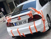 Honda Civic Fd6 için Mugen Rr Arka Ek (Plastik) - 1