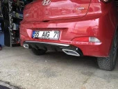 Hyundai İ20 Egzoz için Görünüm Difüzör (Plastik) - 1