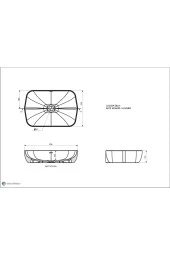 Seramiksan Lucıda Tezgahüstü (delikli) Lavabo Mat Antrasit 55 Cm - 2