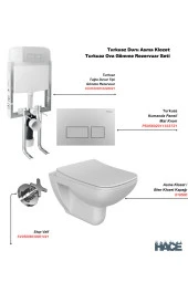 Turkuaz Duru Kanallı Asma Klozet - 1